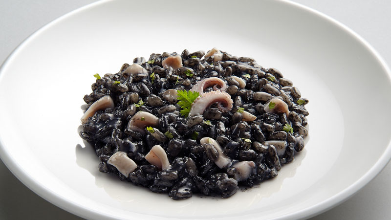 risotto al nero di seppia